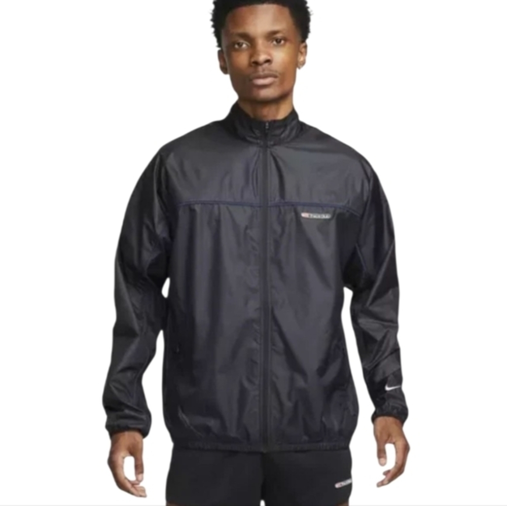 Nike Storm Fit‎ Track Club Black Full Zip Jacket FB5515-010 Men's Size XXL NWT